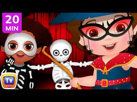 Halloween Songs for Kids + Bestie & Taku Halloween Fun | 20 Min Compilation | ChuChu TV