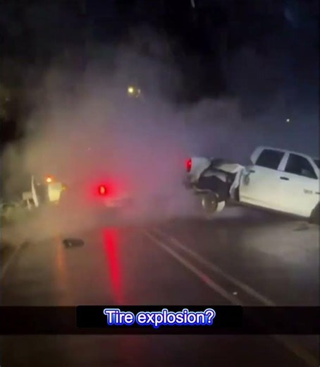 Tire explosion... stay safe