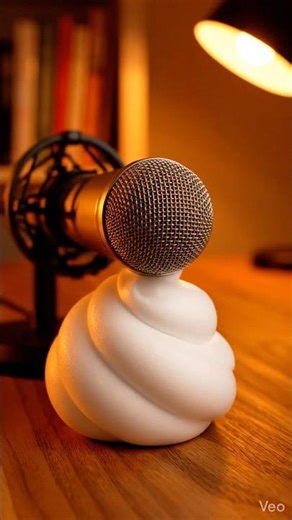 Foam Explosion Mic ☁️🎧 | Expanding Foam ASMR — Soft Fizz & Squish #shorts