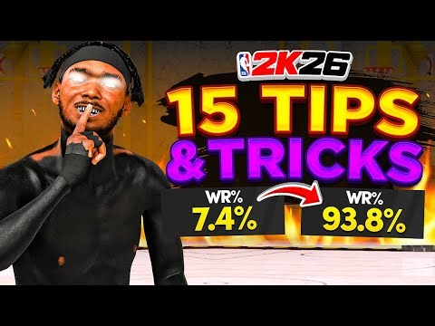 15 EASY TIPS to QUICKLY BECOME a COMP PLAYER in NBA 2K26! (BEST BUILDS, JUMPSHOT & DRIBBLE MOVES)