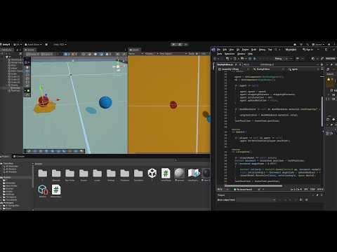 Physics-based Enemy AI in Unity | Rolling Ball Follow Script