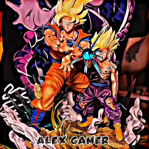 Goku and son gohan shocked model 🔥 | Dragon ball z #trollface #dbz #shorts