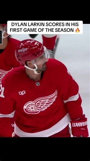 Dylan Larkin scores in first game of the season - Detroit Red Wings highlight