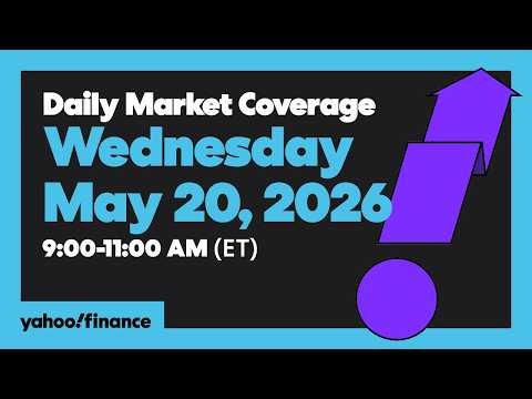 Yahoo Finance Live: Daily Market Coverage - May 20, 2026 9AM-11AM (ET)