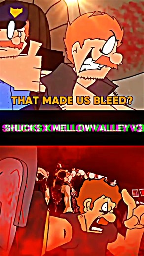 🎶SHUCKS X MELLOWVALLEY V3 | FNF VIDEO X ANIMATION🎤#shorts