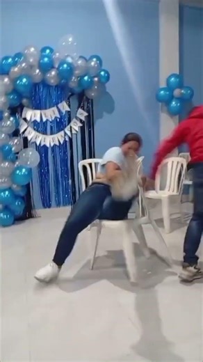 Birthday Musical Chairs Ends in Slippery Fall