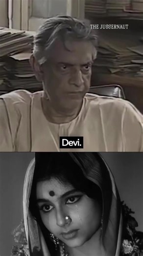 Revisit this rare footage of Satyajit Ray on his 105th birthday 🎥 In a 1989 interview, the legendary Bengali filmmaker didn’t hold back, calling out parts of the Indian audience after his 1960 film, Devi, faced backlash. Ray didn’t apologize; he stood by it. In the movie, Sharmila Tagore plays a woman whose father-in-law believes she’s a goddess reincarnate. What follows is a chilling unraveling. Read our stories on Devi and Satyajit Ray at the links below 🔗 https://www.thejuggernaut.com/the-v