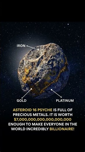 🚀 This Asteroid Could Be Worth $10 Quintillion! 😱💰 | 16 Psyche Explained