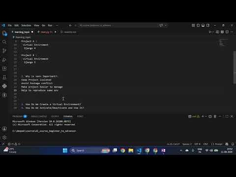 Python Virtual Environment (venv) Explained | Why & How to Create venv | Python for Beginners