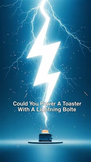 Could You Power A Toaster With A Lightning Bolt 🤔