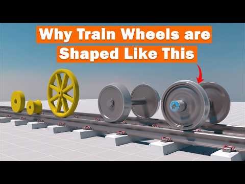 The Genius Trick That Keeps Trains on Track! #mechanicalengineering