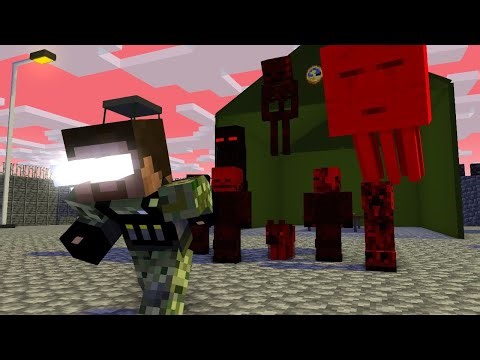 Aliens Attack the Base | Monster Army Animation