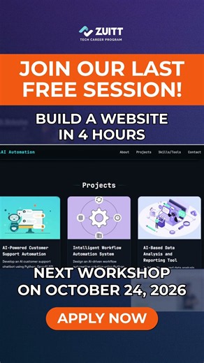 Build Your First Website for FREE! 💻 | Zuitt Coding Workshop 2026