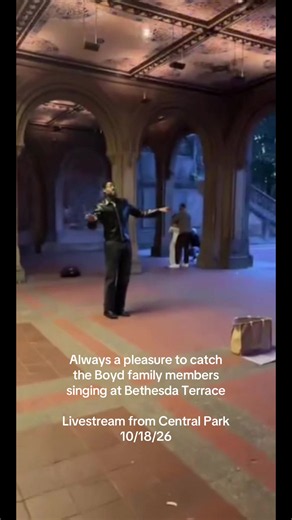 Boyd Family Singing at Bethesda Terrace — Central Park Live Highlights