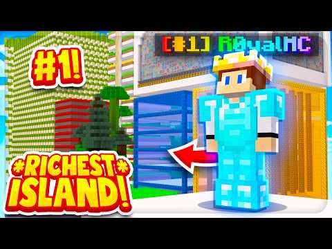 JOINING A NEW INSANELY *RICH* ISLAND! ($$$) | Minecraft Skyblock | EMC EP #3