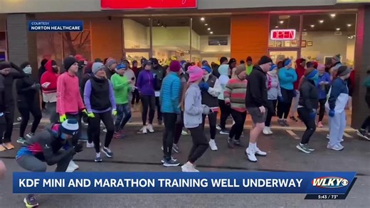 Training for KDF mini and marathon underway