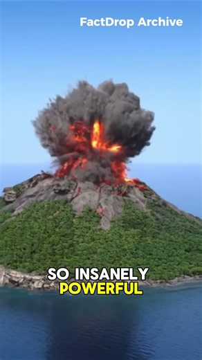 How Loud Was the Krakatoa Eruption? 🤯 #krakatoa #volcano #historyfacts #science #documentary