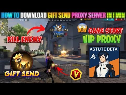 GAME START / GIFT SENDING🎁 PROXY SERVER 100% WORKING HOW TO DOWNLOAD | VIP ASTUTE BETA PROXY SERVER