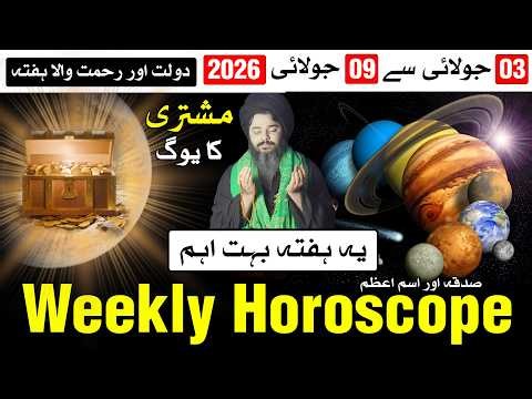 Weekly Horoscope 3 July to 9 July 2026 Ye Hafta Kaisa Hoga | Mehrban Ali Astrology