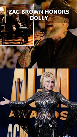 Zac Brown Honors Dolly Parton With Butterfly at Tribute Special