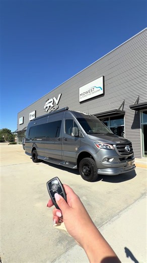 Your driveway called. It wants an upgrade. 👀 Meet the 2025 OGV V-Tour 10TBA, a Mercedes-Benz Sprinter luxury camper van that makes staying home feel overrated. Available at The RV Shop with nationwide delivery! 🇺🇸 #OGVLuxuryCoach #MercedesSprinter #LuxuryCamperVan #ClassBRV