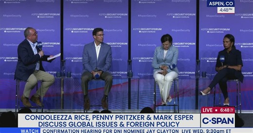 Former Secretaries Condoleezza Rice, Penny Pritzker and Mark Esper on Global Issues and Foreign Policy