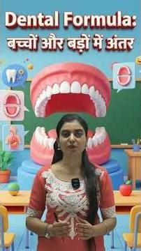 Dental Formula Explained ll REET Mains Level 2 Science Classes ll REET Mains science level 2 #rssb