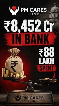 PM CARES Fund 2024-25: Spending on Children, Interest & Corpus Growth | Audit Report Out #shorts