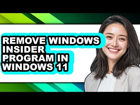 How to Remove Windows Insider Program in Windows 11 (easy Method)