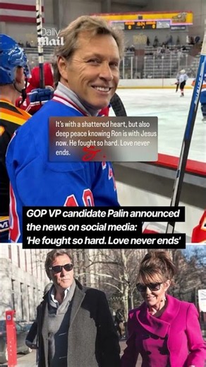 Sarah Palin's hockey legend boyfriend Ron Duguay dead at 69 after heartbreaking colon cancer battle.