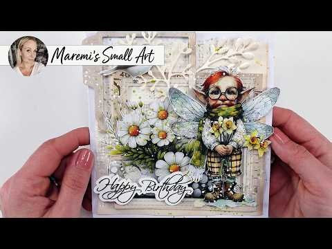 I Used BRAILLE Paper to Make a Masculine Card! 🧚‍♂️Mixed media tutorial for beginners ✨
