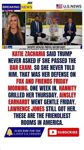 Trump Hired His Press Secretary Without Asking If She Passed the Bar and She Confirmed It