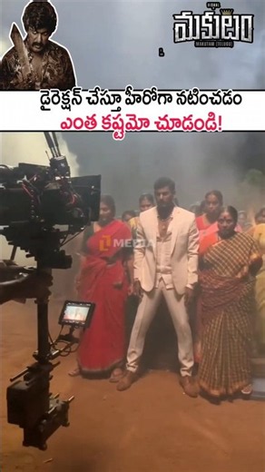 VISHAL: The Visionary Behind and In Front of 'Makutam' - Exclusive BTS! Magudam | BTS Video #shorts