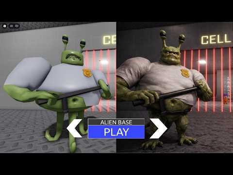 BARRY'S ALIEN PRISON RUN V2 IN REAL LIFE New Game Huge Update Roblox- All Bosses Battle