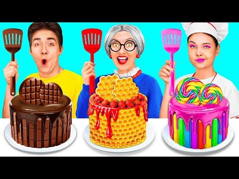 Me vs Grandma Cooking Challenge | Epic Food Battle by HAHANOM Challenge