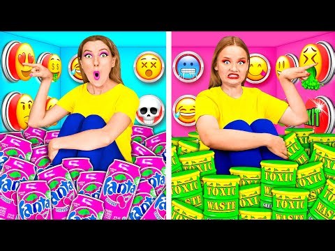 1000 Mystery Button Challenge: Only 1 Lets You Escape | Fun Food Tricks DoDo