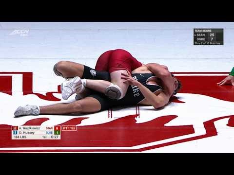 184lbs Abraham Wojcikiewicz (Stanford) vs David Hussey (Duke)