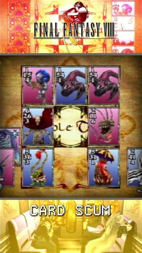 Final Fantasy VIII Memorable Moment: Card Scum #shorts