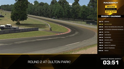 Fast Cars on fast Tracks. That's what the Radical Esports Cup offers drivers with a Class C license and the desire to "turn, baby, turn!" With 425 horsepower propelling just 725 kilograms, the Radical SR10 sports racer offers iRacers a potent combination of acceleration and top end speed, nimble handling and stopping power. It takes skill to master the Radical - the straightaways will seem short and the corners mind-bending - and drivers who race this road-rocket will tell you to stay off the cu