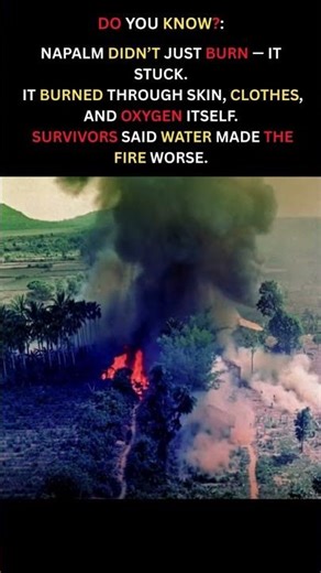 Napalm in Vietnam The Fire That Water Couldn’t Stop