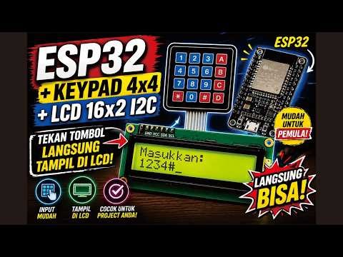 Tutorial Cara Menggunakan Keypad 4x4 dengan ESP32 + LCD 16x2 I2C (Lengkap + Coding)