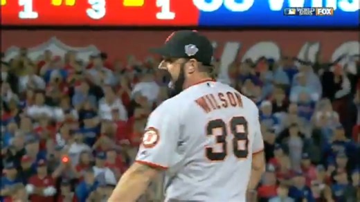 With this save by Brian Wilson, the Giants ended a 56-year World Series drought 🏆 Tune in NOW for the Game 5 clincher in Texas. | MLB Network