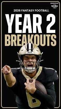 3 Second-Year BREAKOUT Candidates in 2026 Fantasy Football! #shorts
