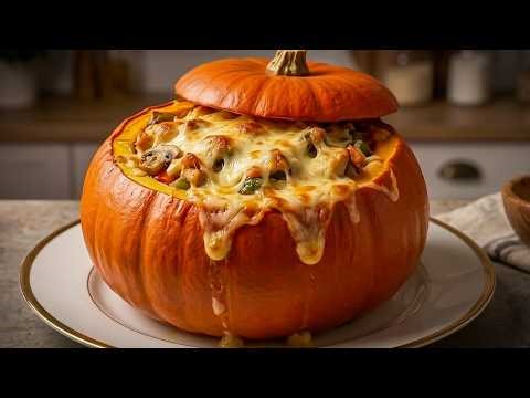 Your Stuffed Pumpkin Recipe is Missing this One Ingredient! A Delicious Roasted Pumpkin Dish