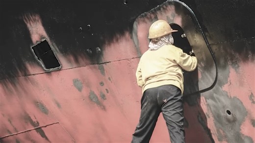 Watch a flame enter a fuel tank and turn a ship into an inferno