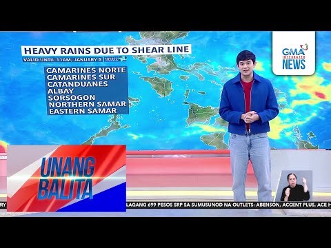 Weather update as of 7 AM (January 5, 2026) | Unang Balita