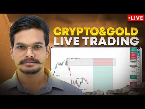 Crypto Trading Live 🔴 BTC Live Trading Today | Gold XAUUSD Live | Bitcoin Price Live