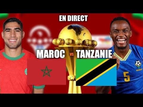 🛑Direct- Maroc 🇲🇦 vs Tanzanie 🇹🇿/ Match décisif pour les Lions de l’Atlas… 8e de finale CAN 2025