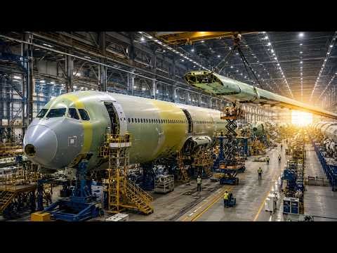 Inside the Massive Airbus Factory Building the World’s Aircraft