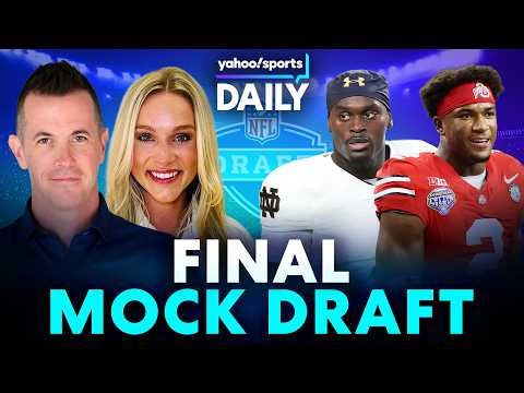 Fitz & Fenton FINAL Mock Draft: NYJ, ARZ, TEN, NYG, CLE, WAS picks are IN | Yahoo Sports Daily LIVE🔴